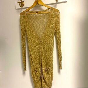 Free People FP Beach Spacedye Grandpa Duster